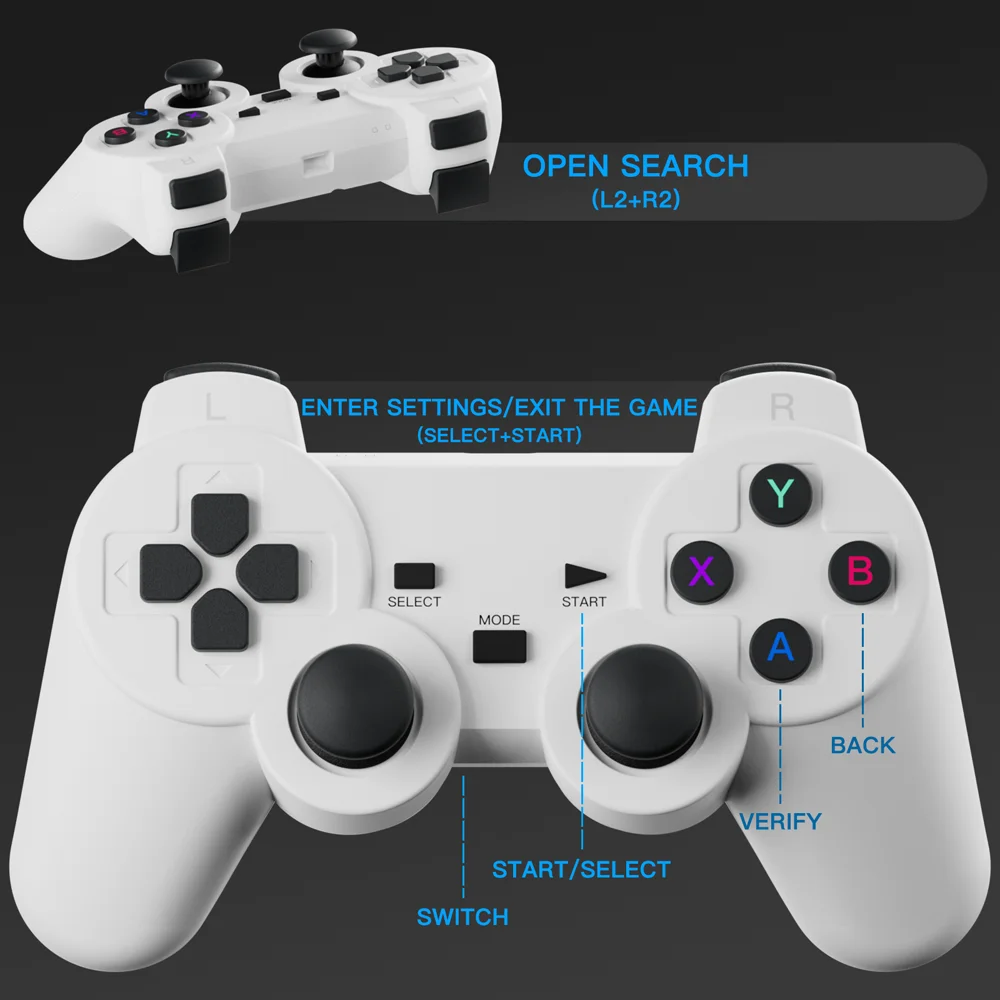 HONGTOP P30 MAX Android 11 Gaming Projector 1280x720P Wireless Gaming Controller - Image 2