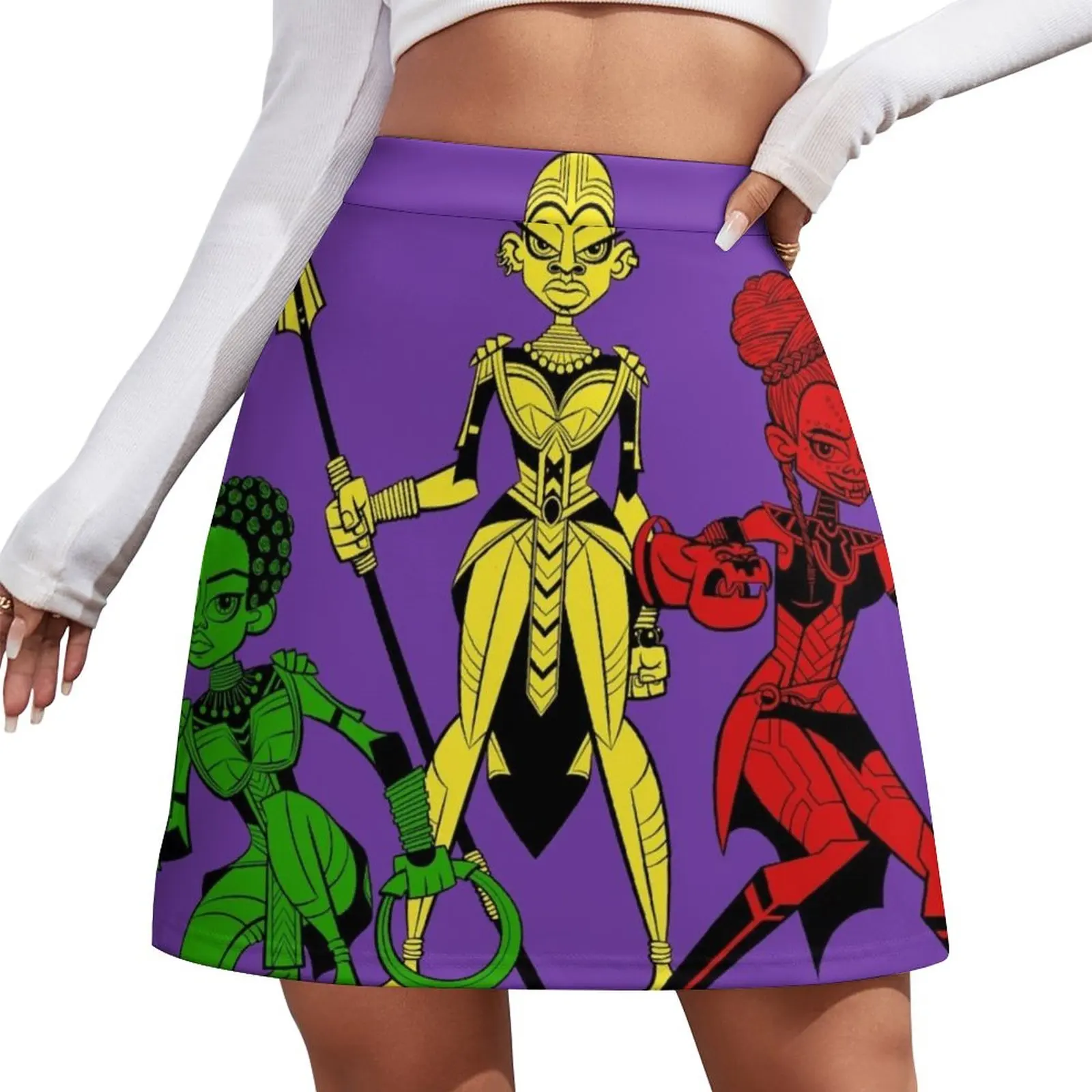 Wakanda Women Mini Skirt extreme mini dress Skirt satin summer dresses for women 2024 lgo sh hulkbuster der kampf von wakanda