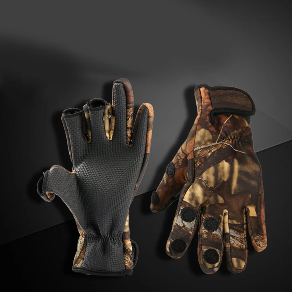 

Motorcycle Glove Gloves Women Fingerless for Fishing Windproof Outdoor Riding Biker