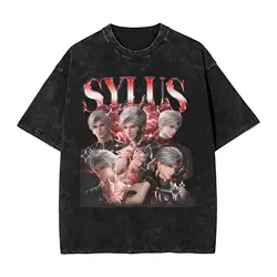 Gojo Sylus Girl Dinner Fashion Cotton Crewneck T - Shirt - S (Black)
