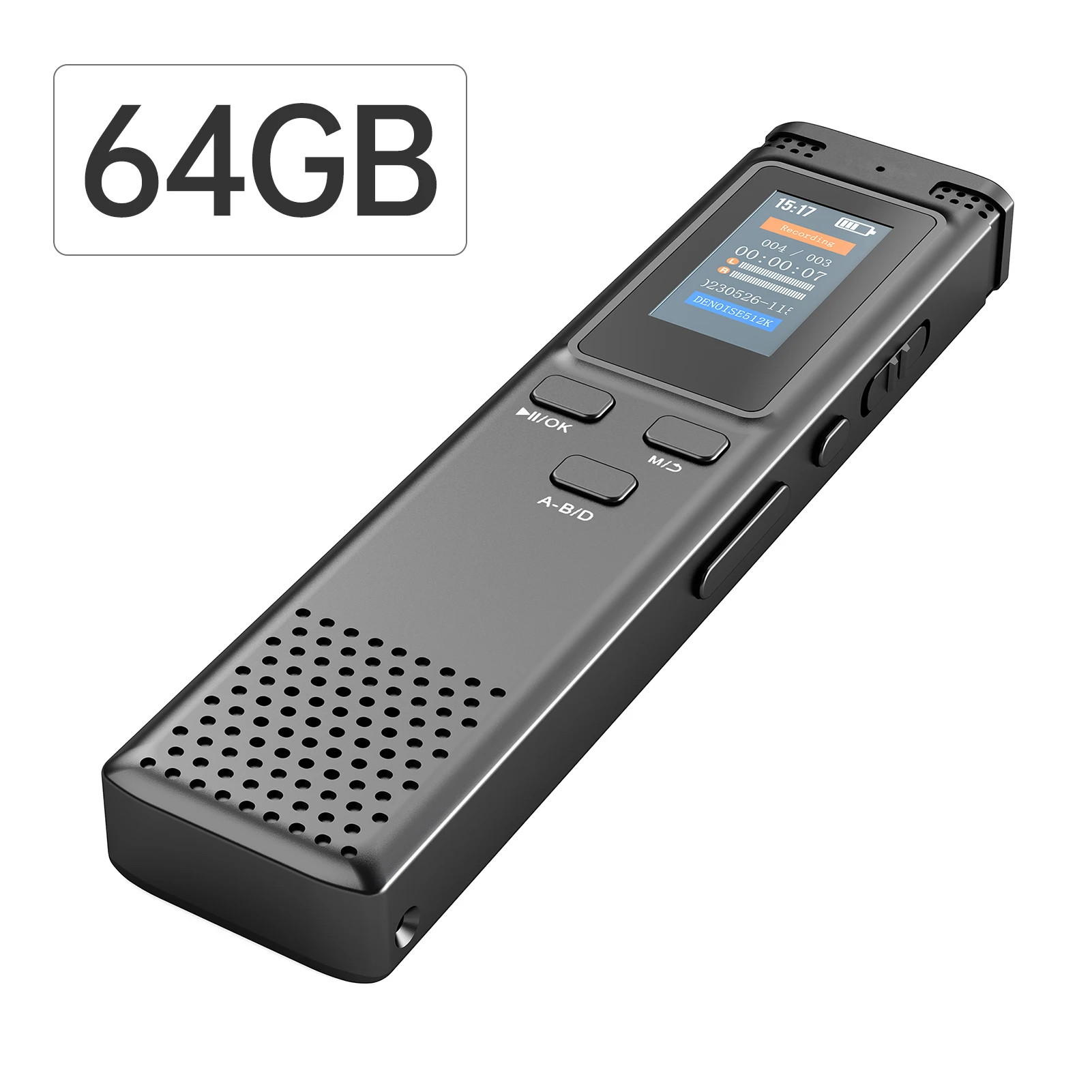 64GB-16GB-8GB-Digital-Voice-Recorder-Voice-Activated-Audio-Recording ...