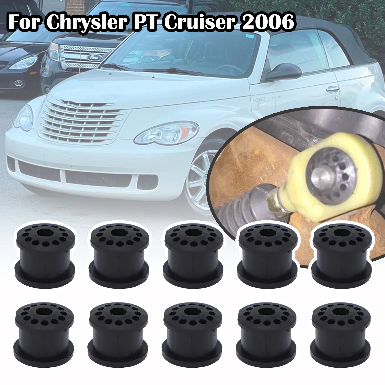 10XForChryslerPTCruiser2006GearboxCableLinkageRubberBushing