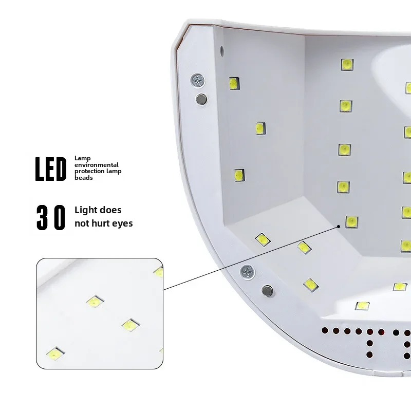 전문 네일 살롱 선샤인 No.1 UV LED 램프, USB 인터페이스, 빠른 건조, 초보자 친화적 도구, 네일 아트용