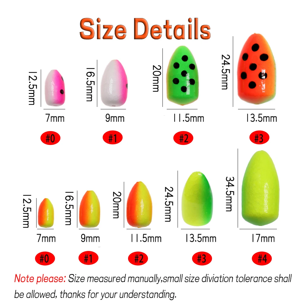 JIGEECARP 10pcs Catfish fishing Rig Float Buoyancy Inline Bobber Float Saltwater Fishing Floats Accessories Snappers Rigs fishing float fishing floats fishing bobber fishing buoy