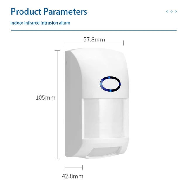 TAIBOAN Smart Tuya PIR Motion Sensor WIFI Infrared Detector Human Body Sensor Alarm APP Control Wireless Home Security System 6