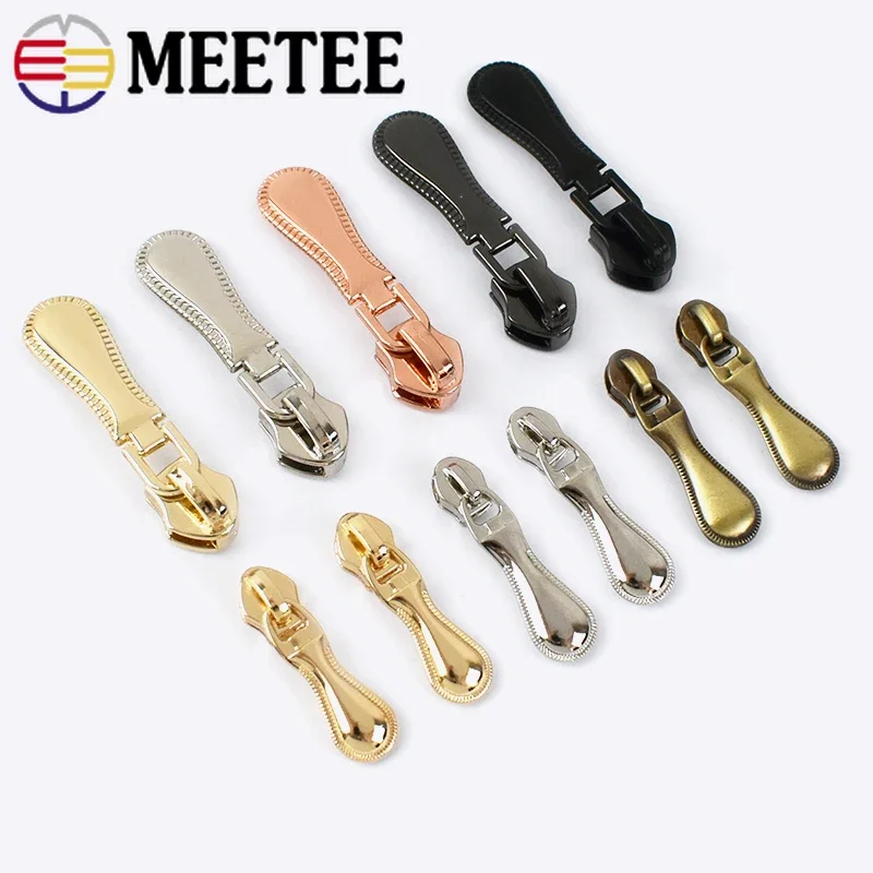 3#/5# Zipper Sliders 20Pcs For Nylon Zippers Tapes Jacket Bag Pocket Zips Head Pulls Repair Kits DIY Sewing Accessories zipper repair kit zipper pullers zipper sliders zipper heads zipper accessories