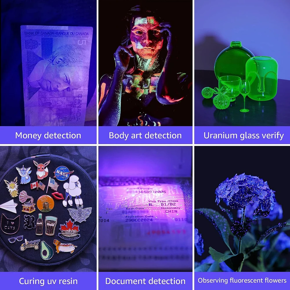 UV ULTRA VIOLET 21 LED Mini Flashlight Torch 4.5v Light Waterproof Aluminum Lamp Outdoor Portable Tactical Lighting Tool UV Lamp uv flashlight