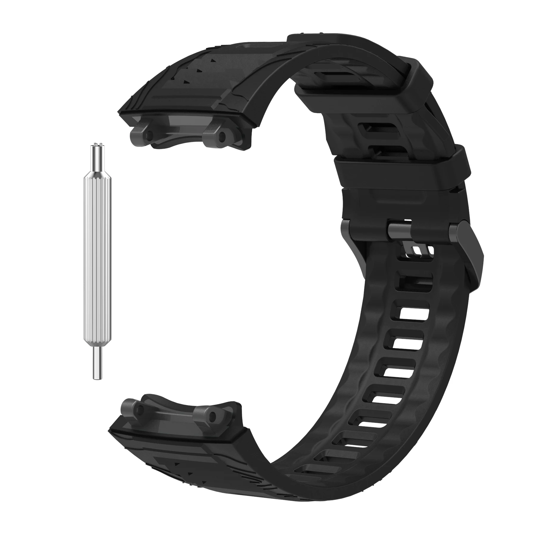 High-Quality Silicone Smartwatch Replacement Band with Tool - Soft Strap Accessory