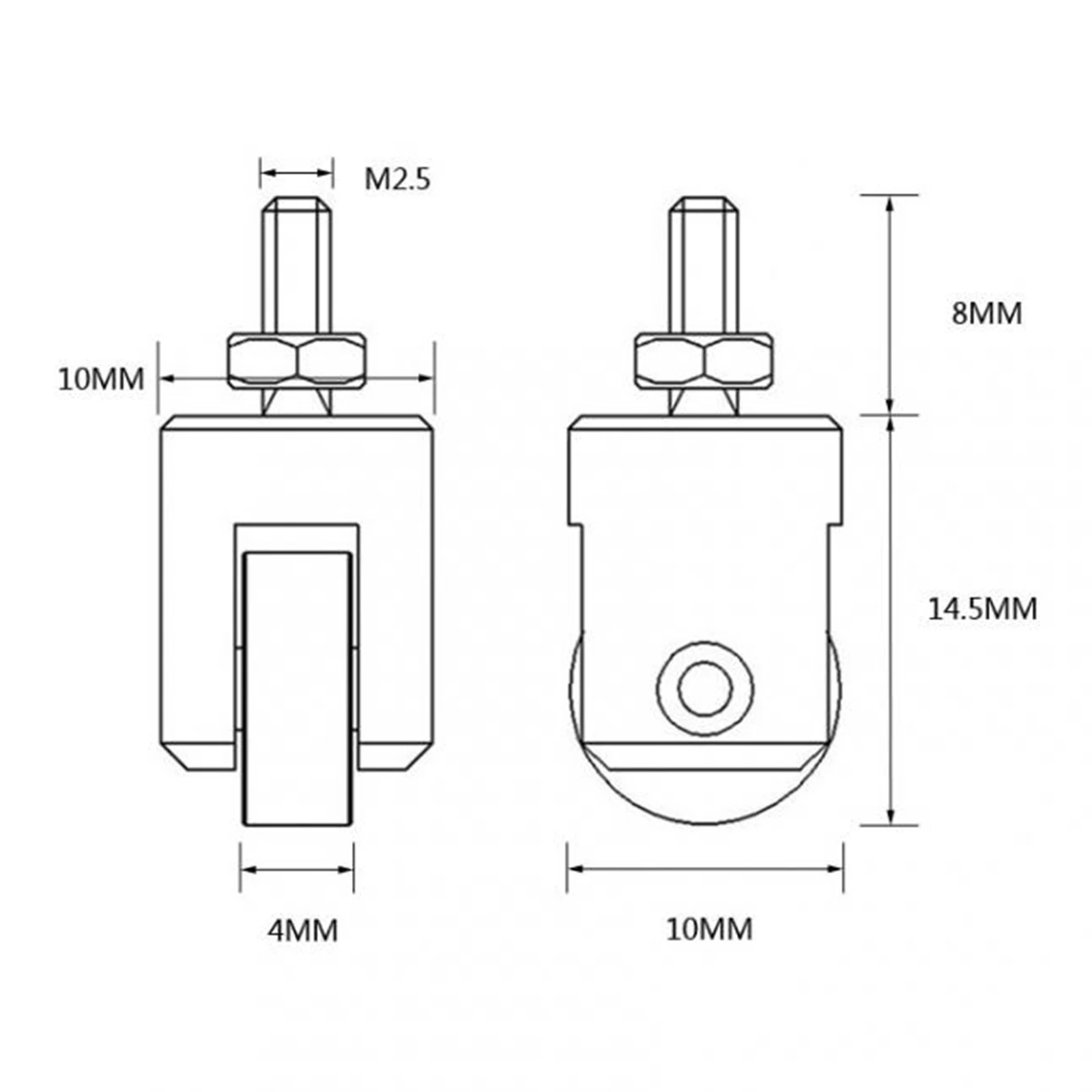 ̾ ǥñ ѷ , ѷ   ,   ǰ,  10mm, M2.5  , üũ Ʈ 