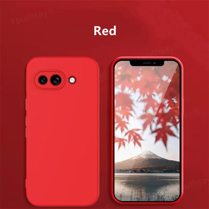 Premium Liquid Silicone Back Phone Case - Soft and Original Design