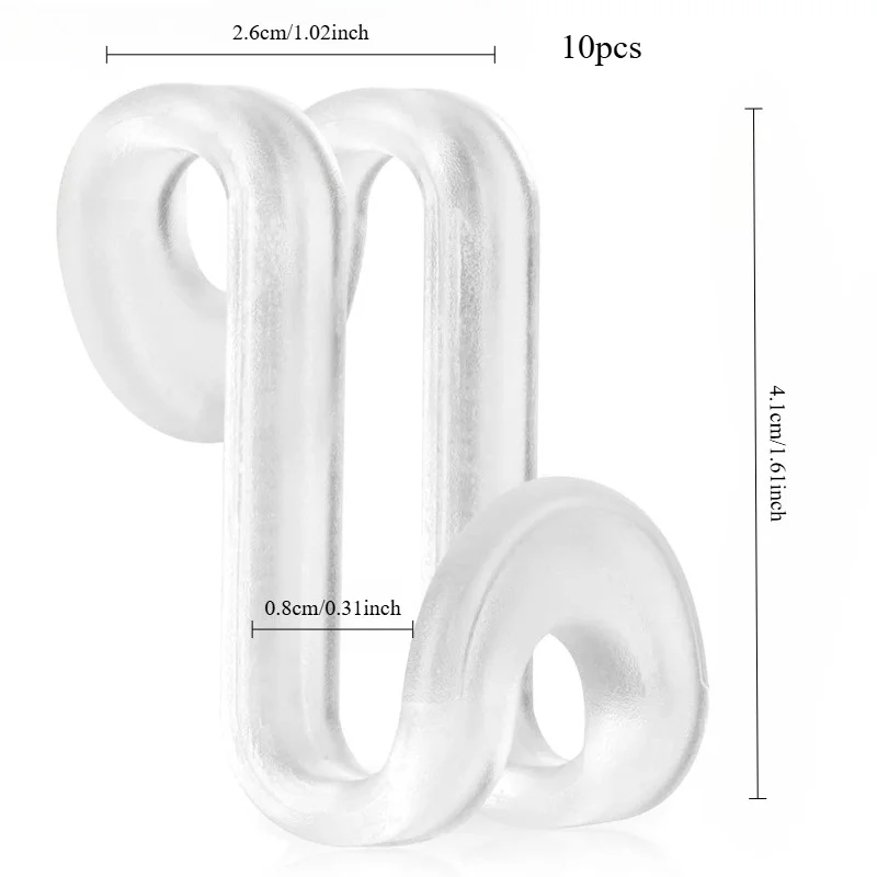 50-Pack Cascading Hanger Hooks – Space Saving Closet Organizer, Holds Up To 11 Lbs Each - View #4