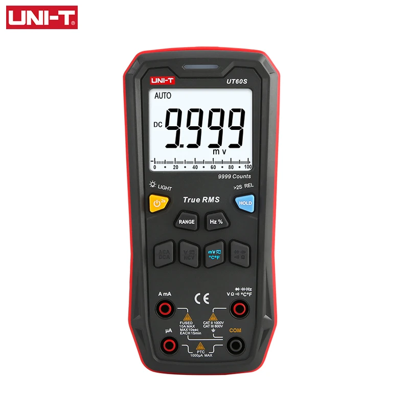 

UNI-T UT60S utut60bt Bluetooth мультиtrue True RMS 1000V AC DC тестер напряжения Амперметр