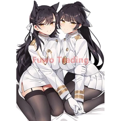 Fuwo – autocollants de voiture, dessin animé Hentai Waifu, Atago et Takao Azur Lane, Sexy fille fenêtre moto, en PVC, pour ordinateur portable 