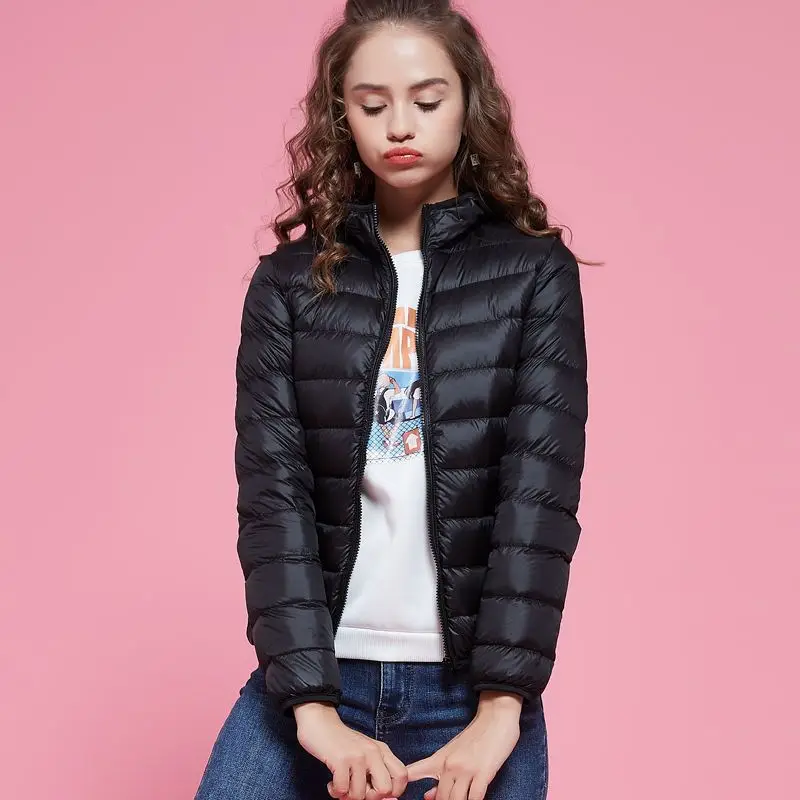 Women's Large Size Down Jacket Short Cute Slim-fit Lightweight Loose Student Jacket