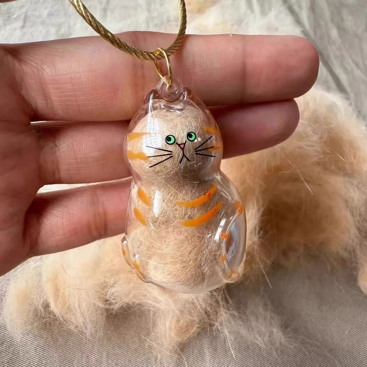 Cat Hair Storage 6Pcs Cat Hair Memorial Capsule Keychains - Pet Fur & Whisker Keepsake Storage Cat Loss Remembrance Gift Keepsake