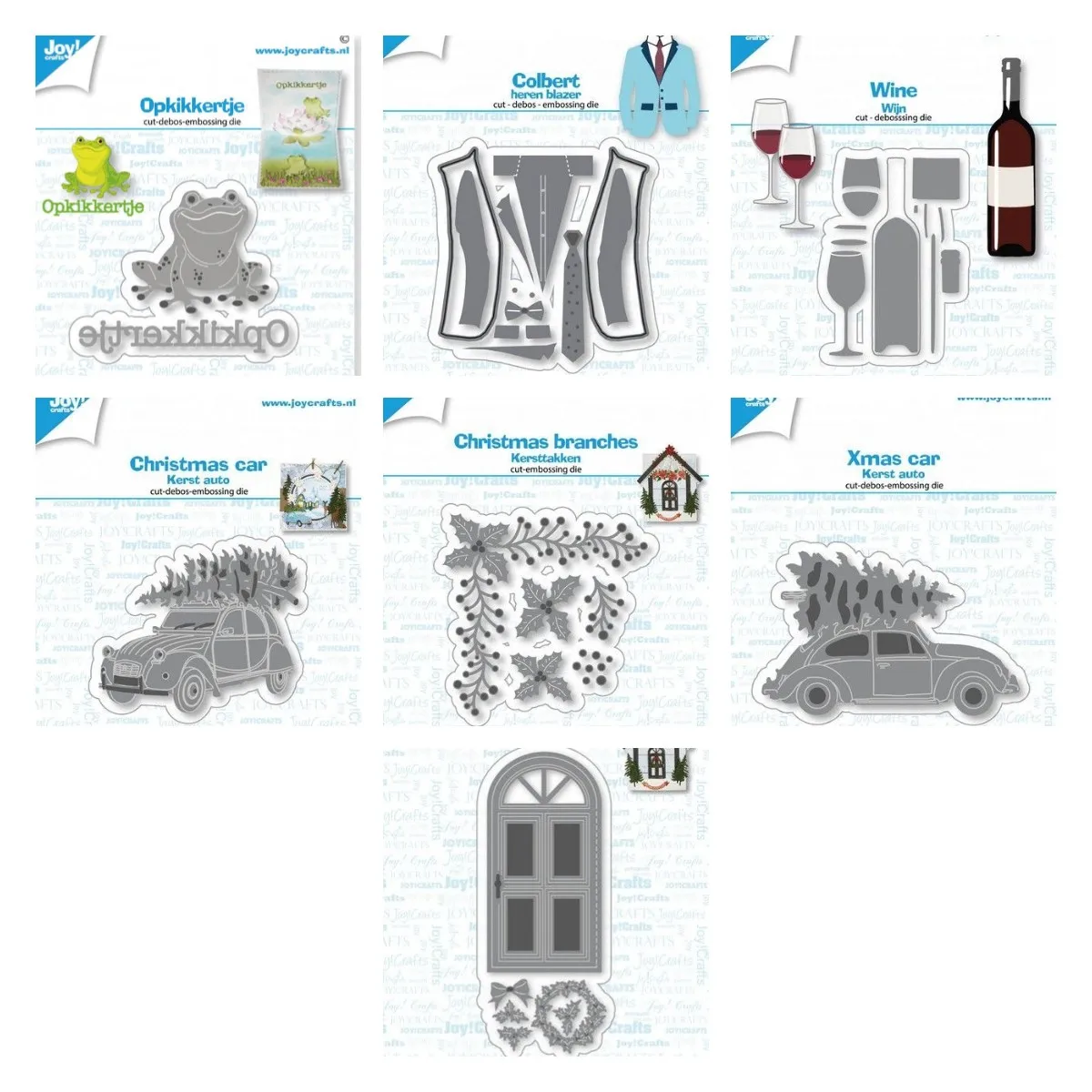 Wijnglas/Wijnfles Christmas Door Car Metal Cutting Diy Scrapbooking Crafts Maker Photo Album Template Handmade 2022