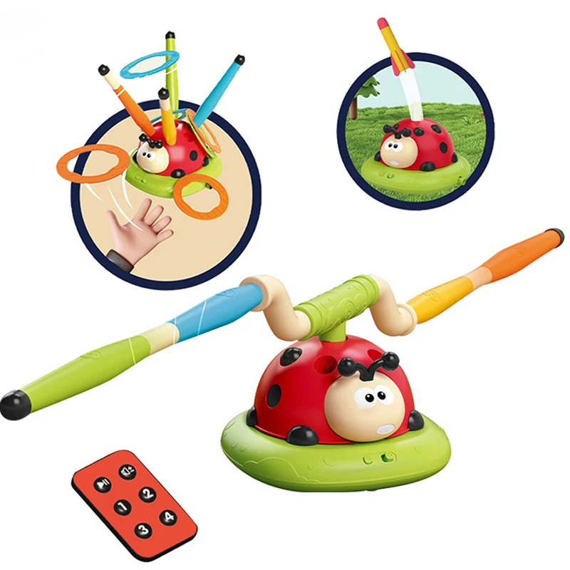 Ladybug 3-in-1 Multifunctional Educational Skipping Rope Entertainment Toy