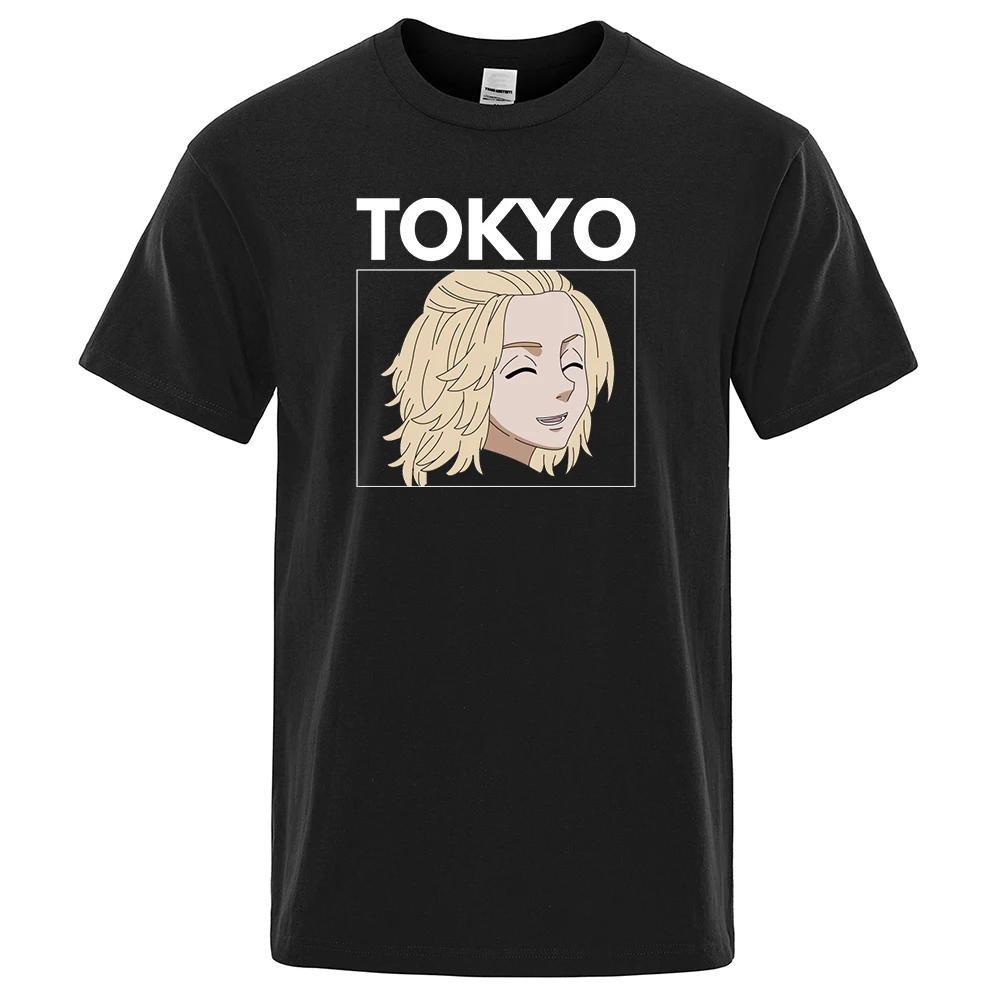 

Tokyo Revengers Strong Man Mikey Print T-Shirts Mans Breathable Brand Clothes Retro Big-Size Tshirt Creative Cool Male T-Shirt