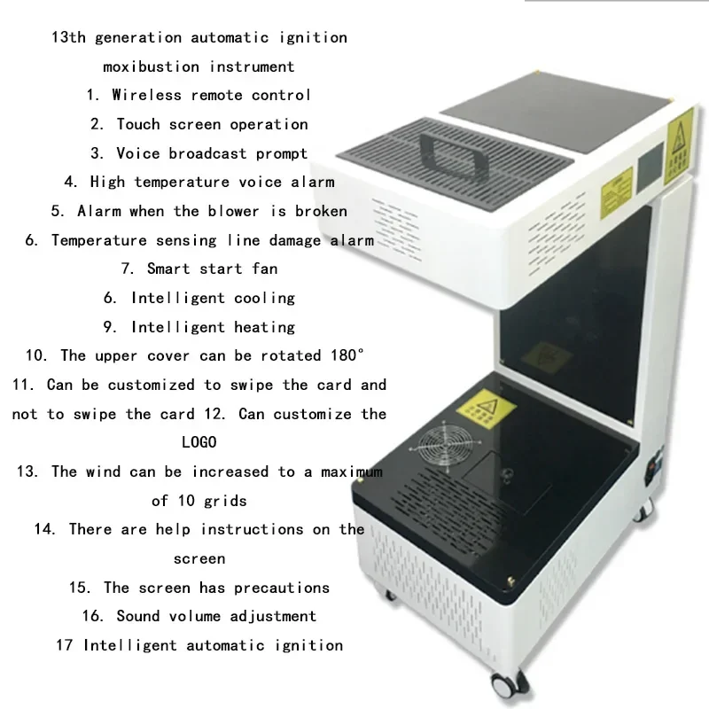 Moxibustion instrument penetrating moxibustion millennium tenth generation voice version automatic ignition open flame