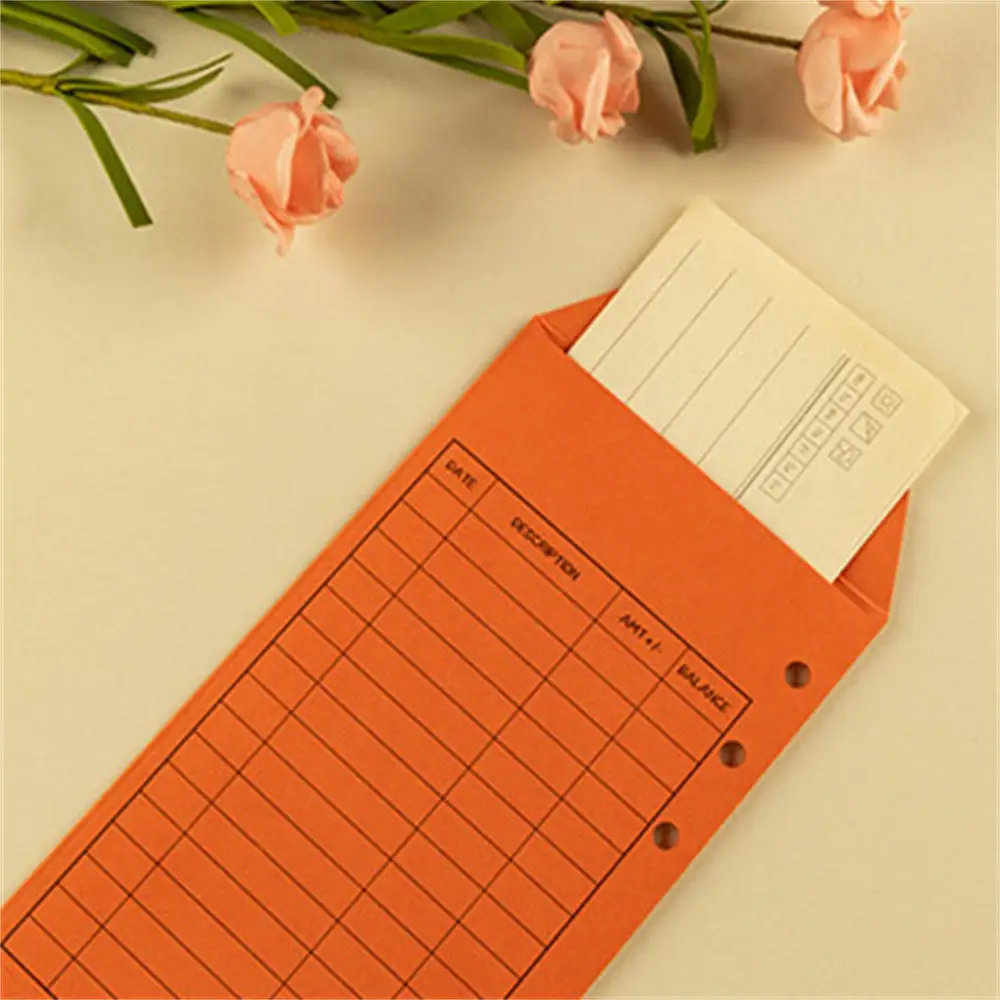 12pcs Budget Envelopes Cardstock Cash Envelope System For Money Saving A6 Binder Budget Planner Organizer Envelopes Pockets mailing envelopes