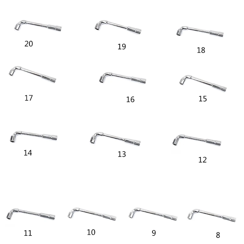 

L Socket Spanner Wrench Shaped Hexagonal Torque Spanner Set Car Repair Tool Wrench Set Spanner Hand Tool Car Tools