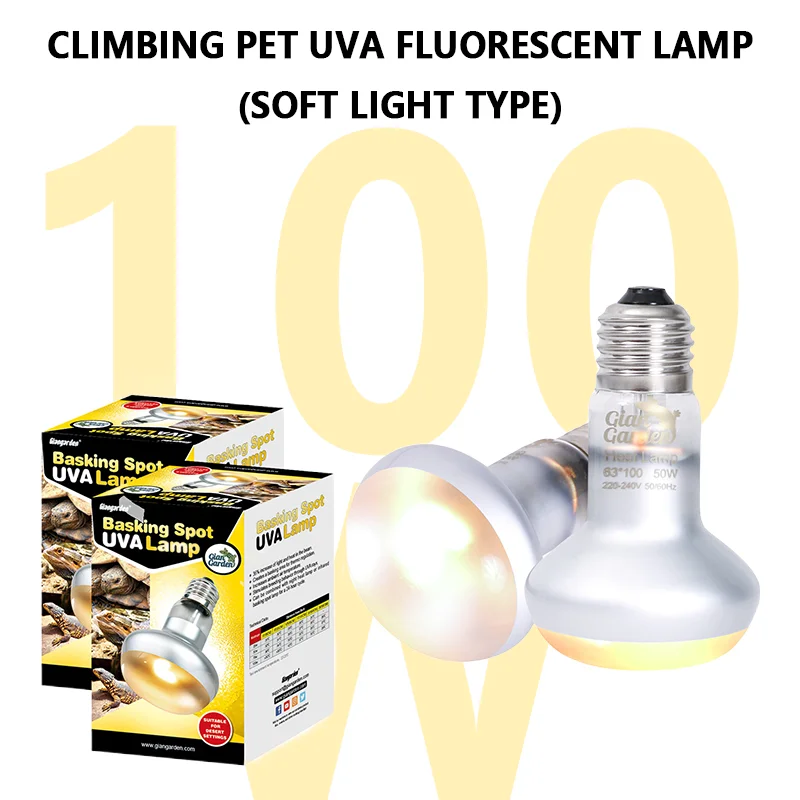 Pet Heating Lamp UVA Day Night Amphibian Amphibian Snakes Lamps Heat Reptile Bulb Lights 25W 50W 75W 100W Reptiles Lighting