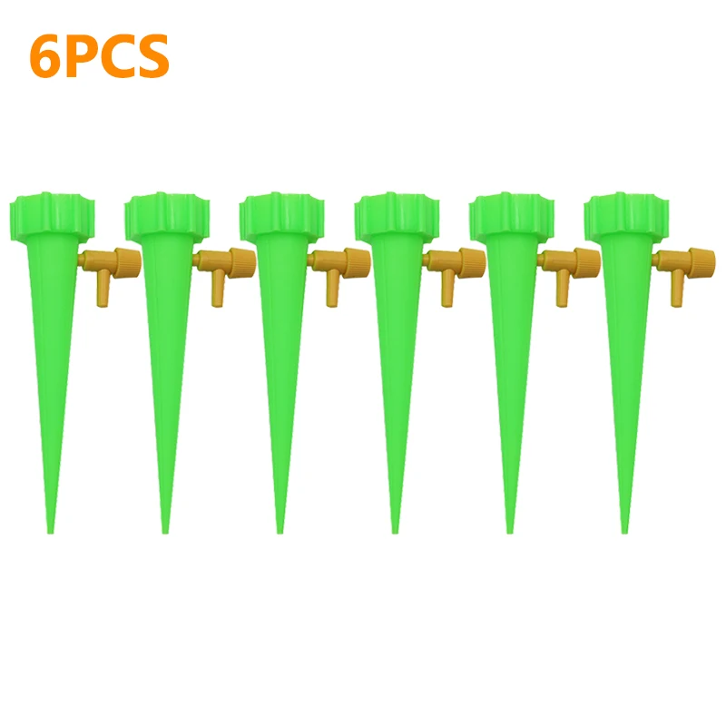 Plant Self Watering Devices Auto Drip Irrigation Watering Spikes with Slow Release Control Switch for Plant Greenhouse Garden sprinkler to drip conversion kit Watering & Irrigation Kits