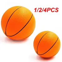 1/2/4PCS 12/20cm PVC Children's Basketball No Pump Small Mini Inflatable Basketballs Sensory Sports Toys Indoor Sports 1