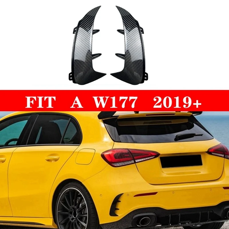 리어 범퍼 스포일러 카나드 스플리터, 메르세데스 벤츠 W177 AMG 라인 해치백 A180 A200 A220 A160 A250, 1 쌍