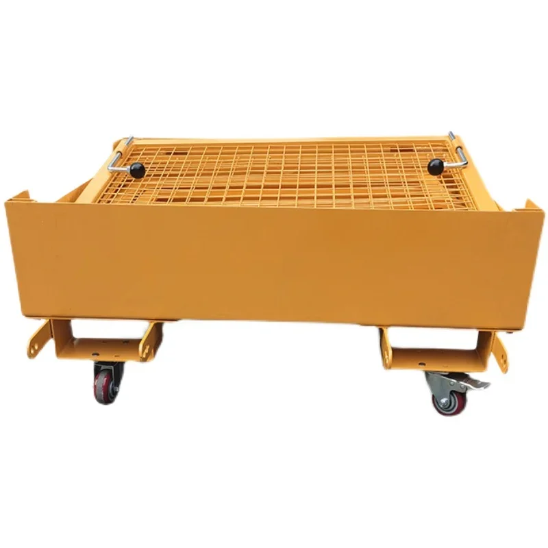 

Forklift safety cage foldable manned platform 300KG aerial workbench maintenance bar climbing cage