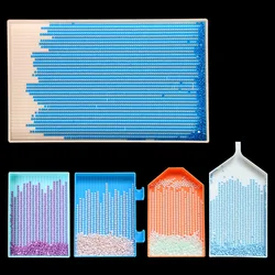 1PC Diamond Painting Trays Large Plastic Bead Sorting Tray Big Drill Plate Storage Containers Diamond Embroidery Tool Accessorie