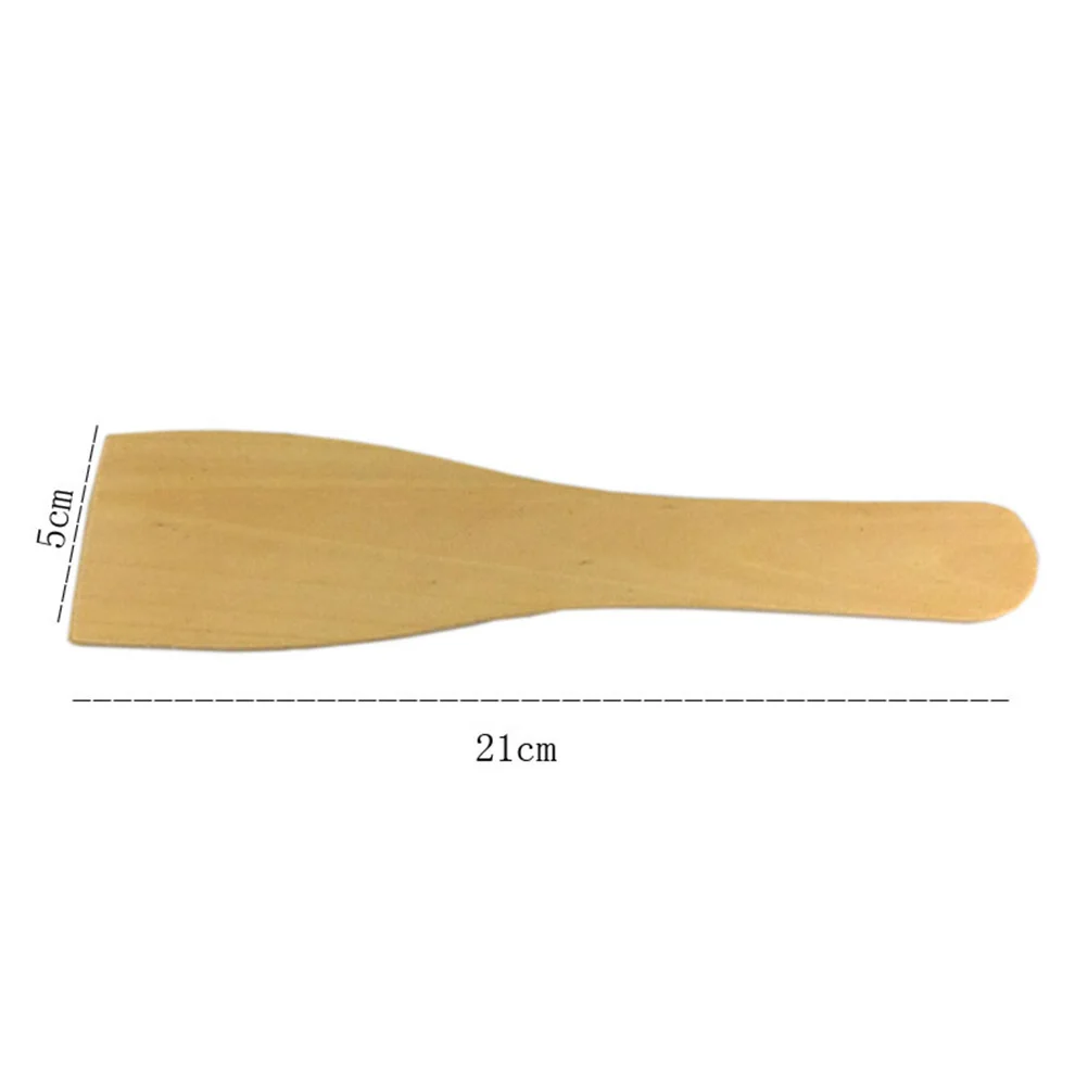 6 Pcs Utensil Spatula Nonstick Spatulas Wood Cooking Wooden for Turner Set