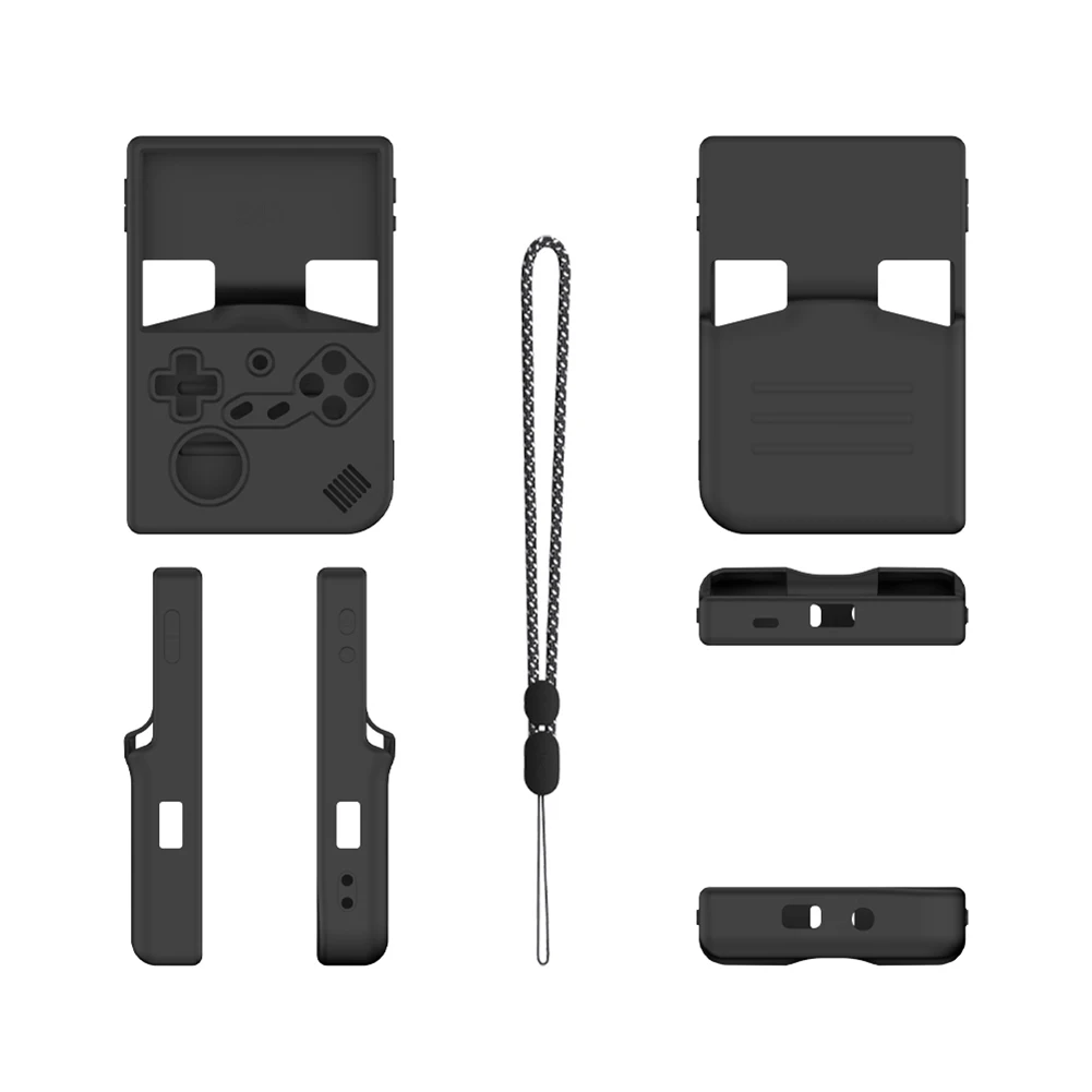 Silicone Case Shockproof Protective Cover Protector Shell Sleeve Soft Skin Cover Case for ANBERNIC RG40XXV Handheld Game Console