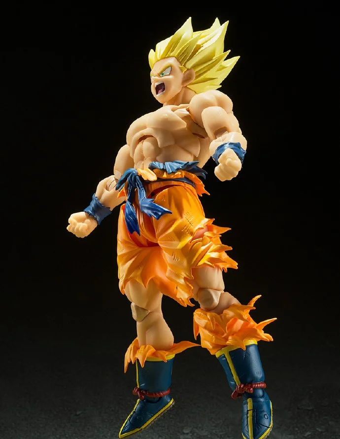 Figura de Ação Dragon Ball Z, Son Goku, S.H.Figuarts, Anime Lendário do  Goku, Despertar do Super Saiyajin, Danos de Batalha, Original, Em Stock -  AliExpress