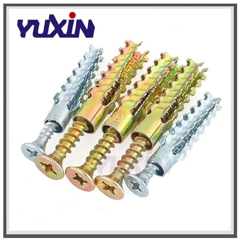 20Sets M5 M6 Serrated Drywall Anchor Repair Hole of Age Plastic