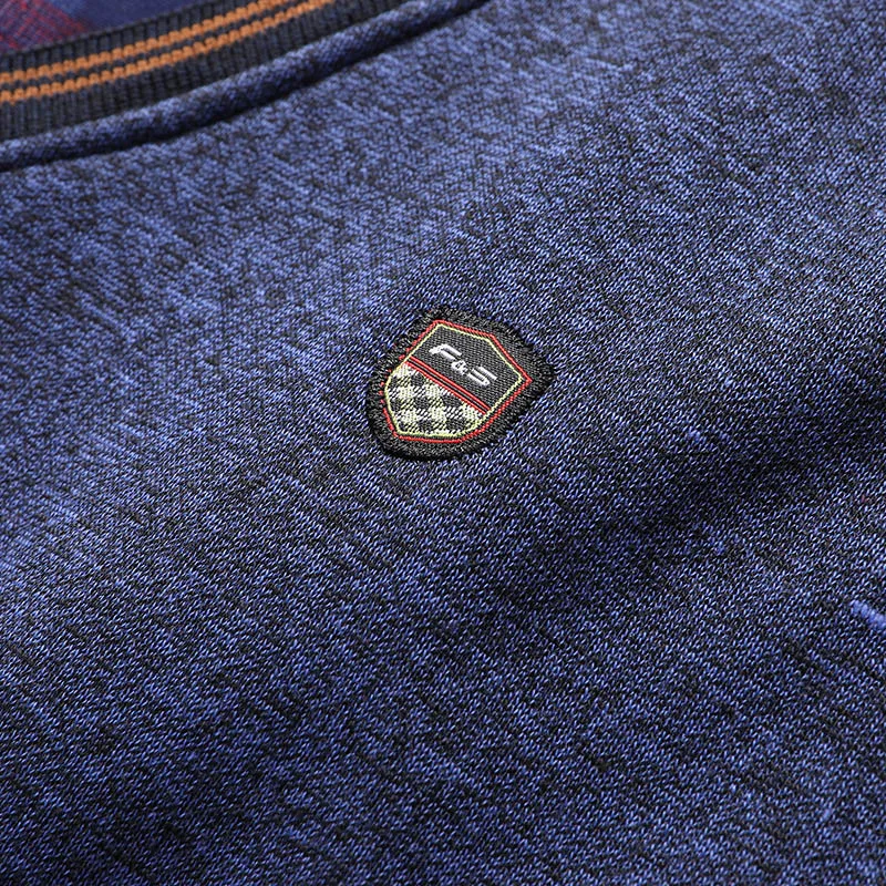 خمر منقوشة سترة البلوز الرجال سميكة الدافئة تريكو...