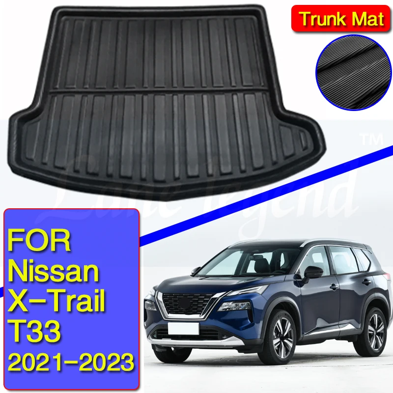 Su Misura Per Nissan X-Trail Xtrail Rogue T33 2022 2023 Heavy Duty Impermeabile Boot Floor Mat Liner Cargo Trunk Vassoio Per Bagagli