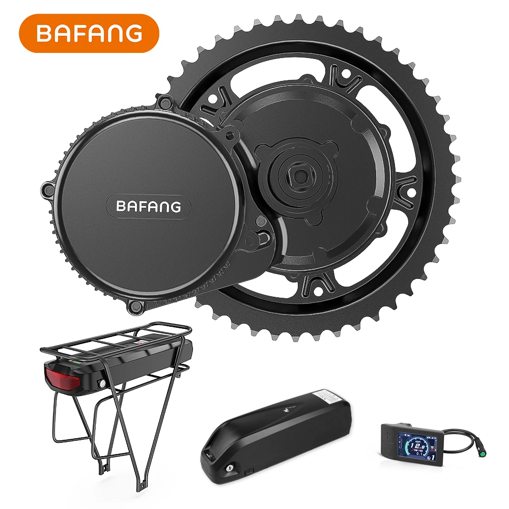 Bafang BBS02B 48V 500W Mid Drive Electric Bike Motor Conversion Kit With Battery 