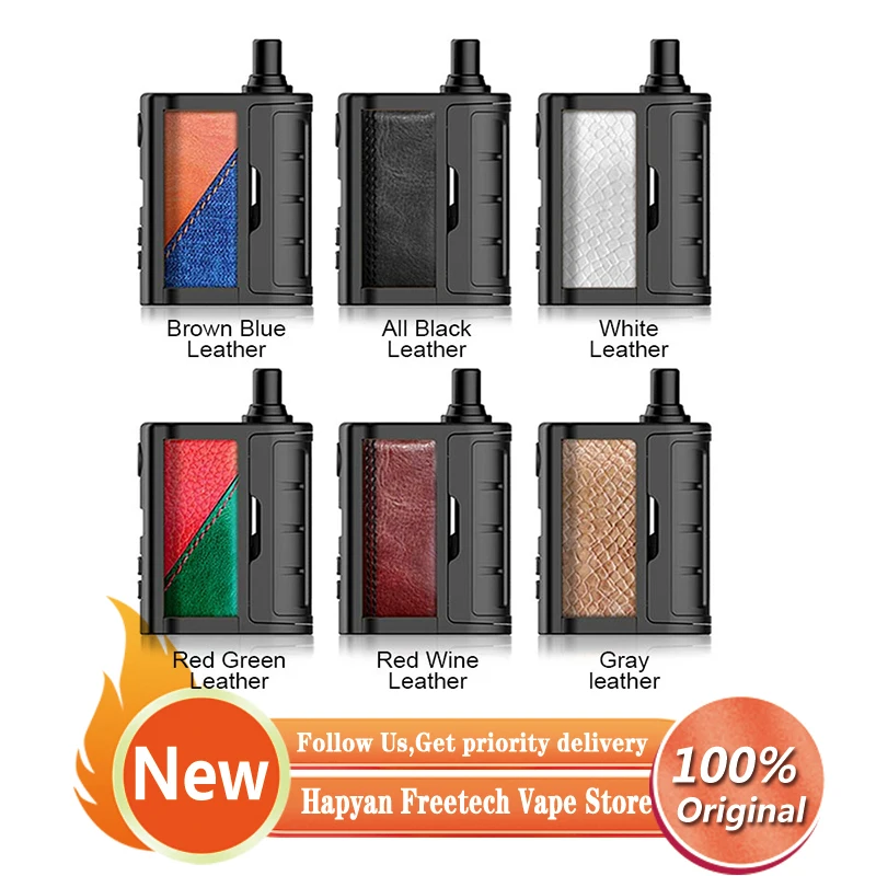 Originale Vandy Vape Rhino 50W Pod Kit 1200Mah 4Ml Batteria Fit Vvc Bobina Sigaretta Elettronica Mtl Dl Vaping Vandyvape Vaporizzatore