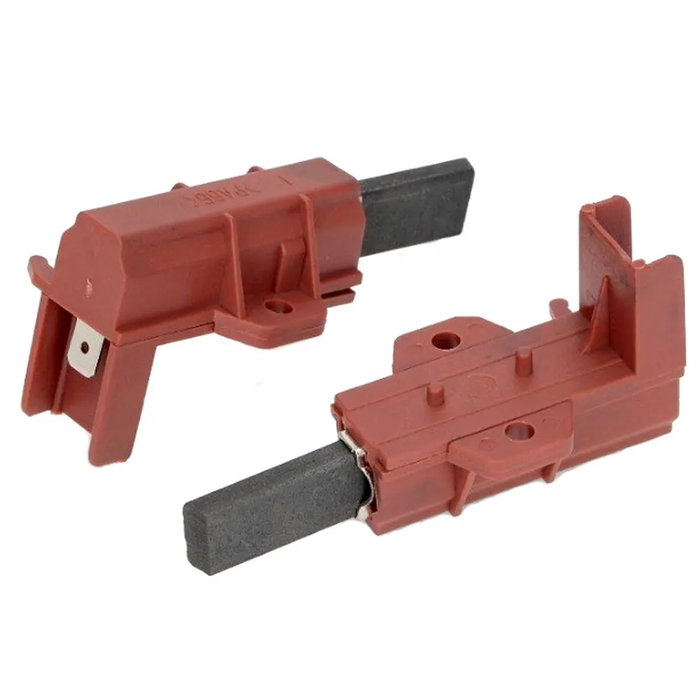C00196539, C00047317-Spazzole Motore Lavatrice, Set: 2 Pezzi, Dimensioni: 5X12.5X32Mm Per Ariston,Hotpoint,