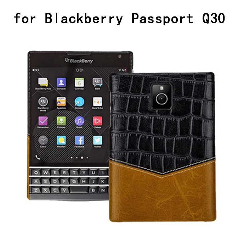 

Crocodile Funda for Blackberry Q30 Case Genuine Leather Phone Cover for BlackBerry Passport Carcasa Luxury Handmade Coque Capa