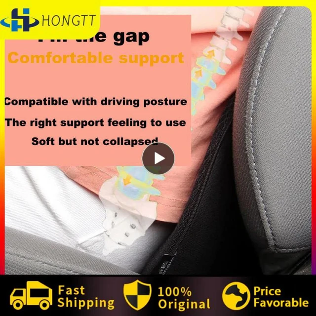 2 In 1 Multifunctional Car Seat Cushion Universal Memory Sponge Seat Lumbar  Support Pillow Breathable Driver Seat Raising Pad - AliExpress