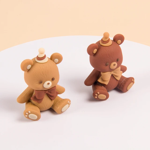 귀여운 곰 케이크 토퍼로 생일 파티를 달콤하게 만들어보세요!