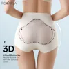 Culotte de contrôle du ventre taille moyenne sans couture, sous-vêtements antibactériens façonnant, couverture complète douce, pantalon de forme abdominale des fesses