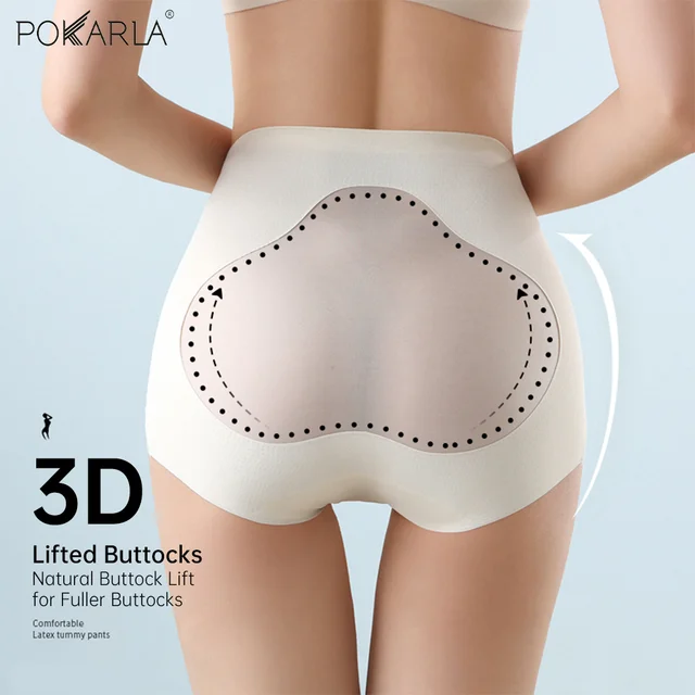 Culotte de contrôle du ventre taille moyenne sans couture, sous-vêtements antibactériens façonnant, couverture complète douce, pantalon de forme abdominale des fesses