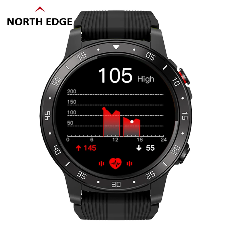 

Smart watch outdoor mountaineering running heart rate blood pressure blood oxygen health monitoring air pressure waterproof Wris