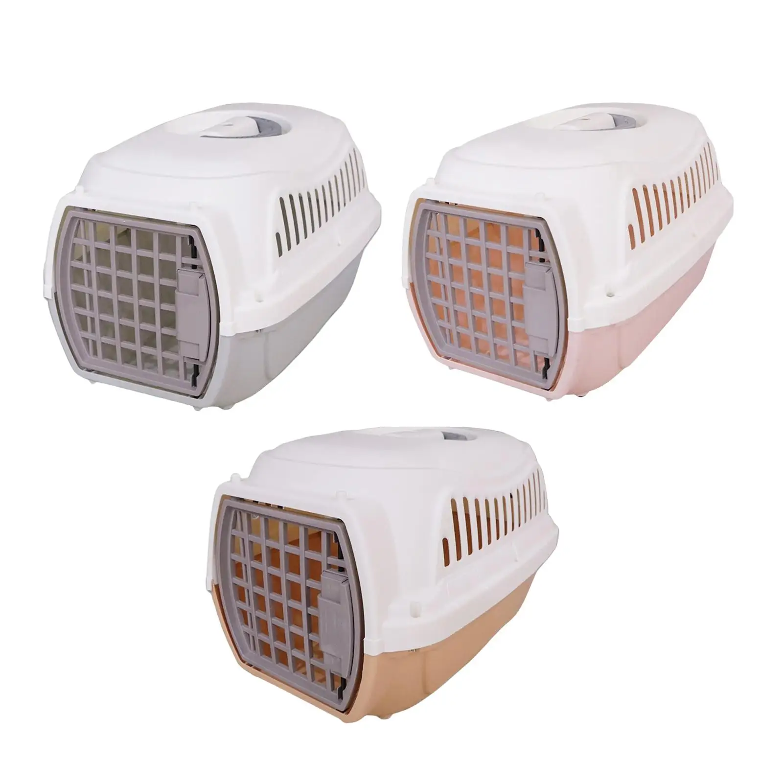 Portable Cat Carrier Box Carriers with Door Lock Pet Carrier Large Tote