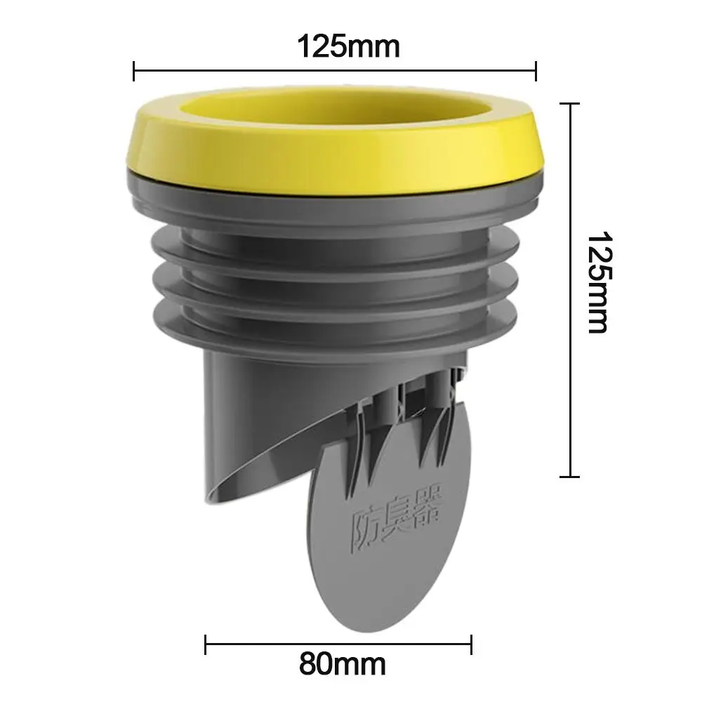 Toilet Flange Ring Closestool Drain Pipe Floor Outlet Spill Sealing Bowl Leak-Proof Rubber Gasket Washer