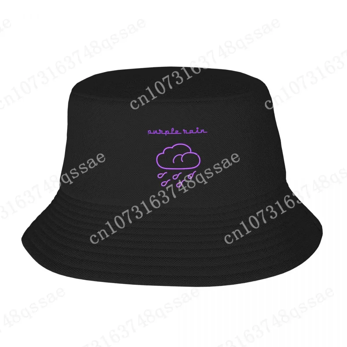 

Trendy The Prince Purple Rain Bucket Hat Unisex Foldable The Artist Tafkap Summer Beach Vacation Getaway Headwear