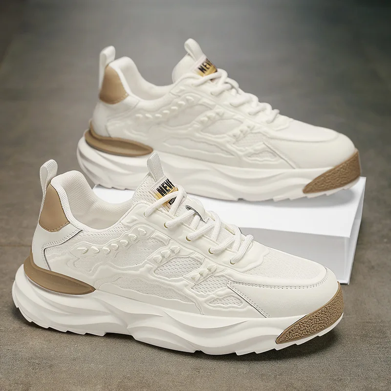 

Men's Sneaker Summer New Fashion Sports Casual Men's Vulcanized Shoes Mesh Breathable Platform Non-slip Soft Men's Casual Shoes